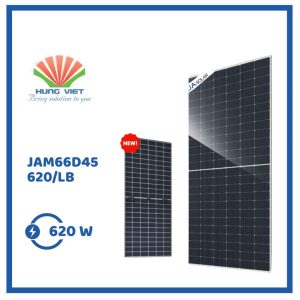 Tấm pin JA 620Wp Ntype hai mặt kính - JAM66D45 620/LB